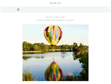 Tablet Screenshot of bluffcityballoons.com